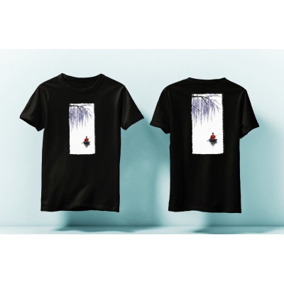 Tricou Chinese Fishing Blue